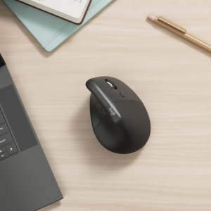 Mouse vertical ergonomic Logitech Lift pentru afaceri, 4000 DPI, wireless - Img 2