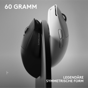 Mouse wireless gaming Logitech G PRO X Superlight 2 60g 44K DPI USB-C Negru - Img 7