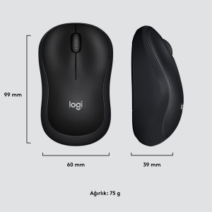 Mouse wireless Logitech M220 Silent, 90 zgomot redus, design ergonomic - Img 3
