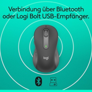 Mouse wireless Logitech Signature M650 Bluetooth SilentTouch Gri - Img 7