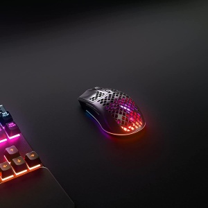 Mouse wireless SteelSeries Aerox 3 - 68g, RGB, design rezistent la apa - Img 2