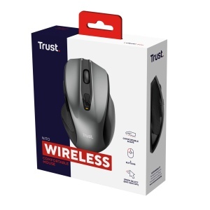 Mouse wireless Trust Nito ergonomic 6 butoane 800-2200 DPI negru - Img 8
