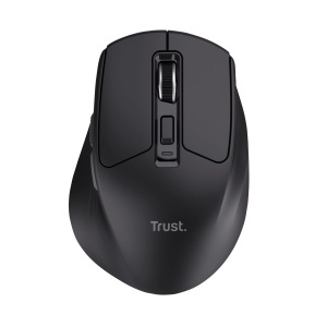 Mouse wireless Trust Niven Bluetooth 2.4GHz, negru, ergonomic, silentios