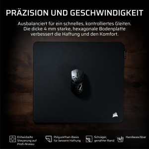 Mousepad Gaming Corsair MM PRO Control, Negru, Mediu, Textura pentru Precizie - Img 2