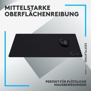 Mousepad gaming Logitech G640 suprafata textila optimizata antiderapant 460 x 400 x 3 mm - Img 2