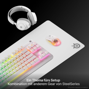 Mousepad Gaming SteelSeries QcK Heavy, XXL, 900 mm x 400 mm, Alb - Img 6