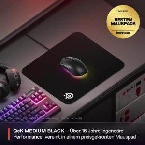 Mousepad Gaming SteelSeries QcK, Negru, 320mm x 270mm, Rutschfest - Img 2