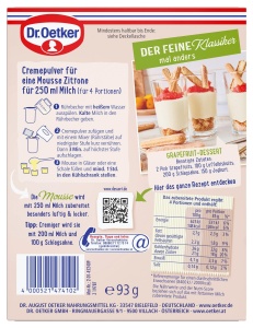 Mousse de lamaie Dr. Oetker, 8 pachete x 93 g, preparare rapida - Img 7