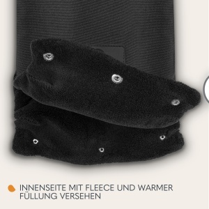 Muff pentru maini LIONELO HANDMUFF, fleece, impermeabil, universal - Img 6
