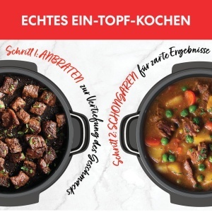 Multicooker Instant Pot 71L 4 Functii 800W Negru - Img 3