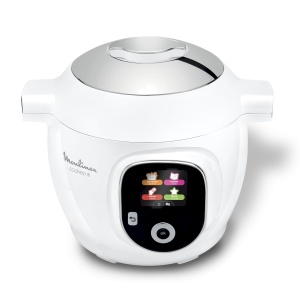 Multicooker inteligent de inalta presiune Moulinex Cookeo+, 6 L, 80 de retete integrate, nesupravegheat, afisaj intuitiv, instructiuni de gatit pas cu pas, aplicatie dedicata, alb CE854110 - Img 2
