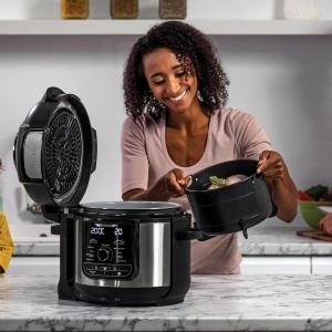 Multicooker Ninja Foodi MAX OP500EU, 7.5L, 9 in 1, Inox si Negru - Img 9