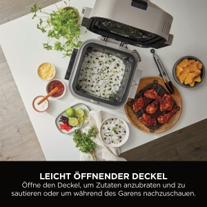 Multicooker Ninja Speedi ON500EU, 5.7L, 12 programe, culoare Stone Gold - Img 5