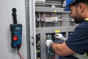Multimetru digital profesional Bosch GDM 600-15 True RMS LCD inversat masoara frecventa continuitate rezistenta capacitate min max medie cabluri de te - Img 6