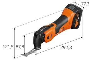 Multitool Fein AMM 700 Max Top AS, 18V, Motor Brushless, Set 60 Accesorii - Img 9