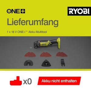 Multitool RYOBI 18V ONE R18MT-0 cu 6 viteze, accesoriu pentru renovare - Img 7