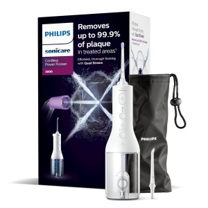 Munddusche fara fir Philips Sonicare Power Flosser 3000, alb, 250 ml