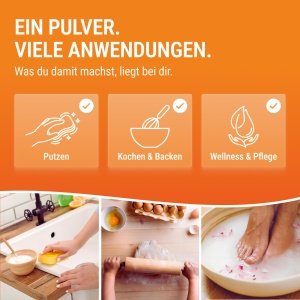 Natrion Pulver Maxxi Clean 4,5 kg - Pulbere pentru Coacere si Curatenie, Fara Aditivi - Img 2