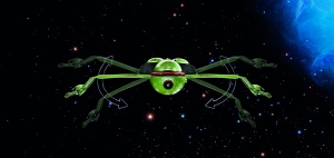 Nava spatiala PLAYMOBIL Star Trek Klingonenschip Bird-of-Prey cu 6 figurine si efecte de lumina - Img 4