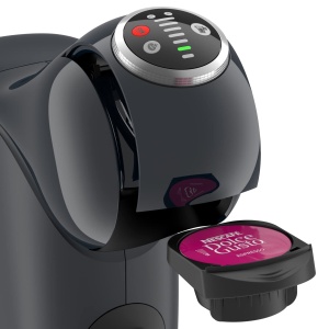 NESCAFE Dolce Gusto Genio S Plus by KRUPS, aparat de cafea cu capsule, espresso boost, selectare temperatura, bauturi calde si reci, presiune pompa de 15 bari, rezervor de apa de 0,8 l, 1500 wati, Cosmic Grey, KP340B - Img 5