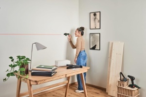 Nivel laser multifunctional Bosch UniversalWallLevel, 3-in-1, raza 20 m, precizie 0,5 mmm - Img 3