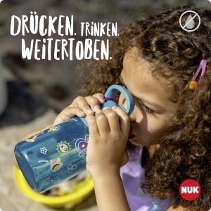 NUK Easy Straw Cup 420ml Tulpe BPA-Free Tritan Autosout - Img 3