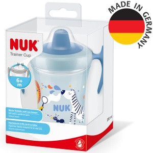 NUK Trainer Cup 230ml BPA-free Albastru Zebra Manere Ergonomice - Img 7