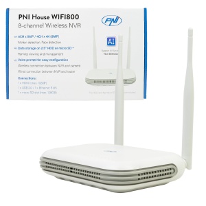 NVR Wireless PNI House WIFI800, 8 Canale, 5MP, 4K, 14TB - Img 5