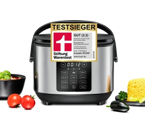 Oala de gatit cu aburi ROMMELSBACHER MRK 650, 2 litri, 12 programe, PFAS-free