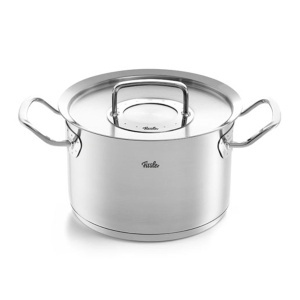 Oala din inox Fissler Original-Profi, 20 cm, 4 L, cu capac metalic