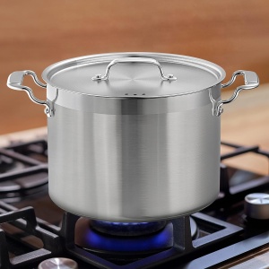 Oala din inox NutriChef 11L, 28cm, pentru toate tipurile de plite, cu 3 valve de abur - Img 8