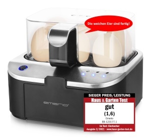 Oala electrica pentru oua Emerio EB-123177.1, 6 oua, 400W, BPA free