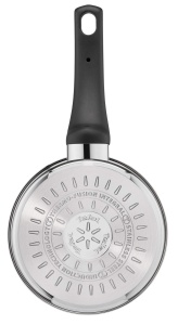 Oala inox Tefal Emotion E3012904, 18 cm, inductie, design elegant, argintiu - Img 2