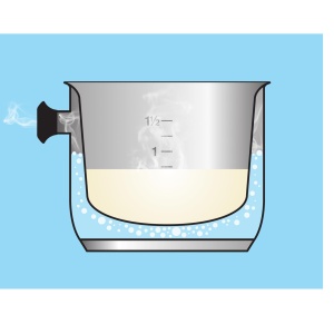 Oala pentru lapte Tescoma, 2 litri, inox, cu capac din sticla - Img 5