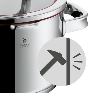 Oala pentru legume WMF Function 4, 24cm, 8.8l, inox, cu capac din sticla - Img 6