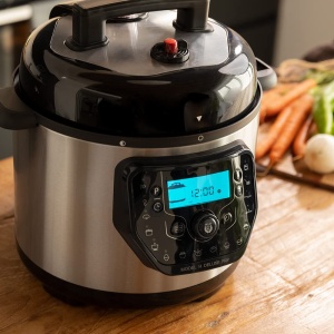 Oala programabila Cecotec cu friteuza cu aer si robot de bucatarie multifunctional GM H Deluxe Fry. 6 litri, capac frontal, programabil, temperatura reglabila 24 de ore - Img 3