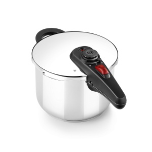 Oala sub presiune BRA Allure 9 litri din inox cu 2 programe de gatit si sistem de siguranta