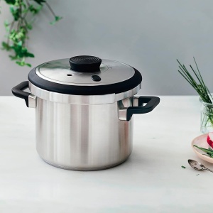 Oala sub presiune Lacor 71788, inox 1810, capacitate 8L, cu manere rezistente la caldura - Img 3