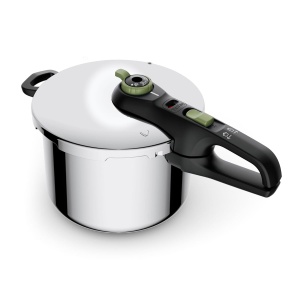 Oala sub presiune Tefal Secure Trendy 6L, inox, 2 trepte de temperatura