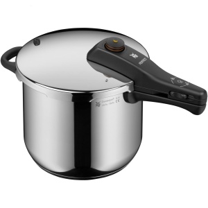 Oala sub presiune WMF Perfect One Pot cu inductie 6.5l, oala sub presiune, semnal mare de gatit, 2 setari de caldura, maner detasabil cu capac, otel inoxidabil cromargan - Img 4