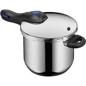 Oala sub presiune WMF Perfect Plus 65L otel inoxidabil compatibila inductie cu insert pentru gatit la aburi - Img 13