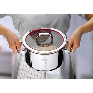 Oala WMF Function 4 16 cm 14L Cromargan Capac Sticla Functii de Turnare - Img 13