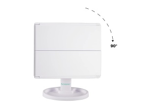 Oglinda machiaj Beper P302VIS050 cu iluminare LED, 3 nivele de marire, rotire 180 - Img 8