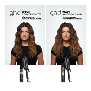 Ondulator profesional ghd wave cu 3 bare, 32mm, pentru Beach Waves, Anti Frizz - Img 8