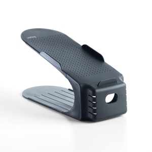 Organizator de incaltaminte Rayen 3 perechi Suprafata anti-alunecare Culoare gri - Img 3