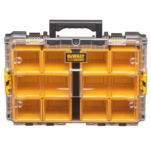 Organizer Dewalt Toughsystem 2.0 DS100, 10 recipiente, capacitate 20kg, IP65 - Img 2