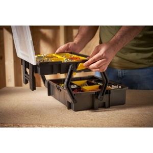 Organizer multifunctional STANLEY Sortmaster STST1-75540, 38x23x19 cm, 2 niveluri - Img 2