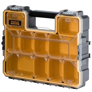 Organizer unelte STANLEY FATMAX 1-97-518, 10 cutii detasabile, 45 x 12 x 36 cm