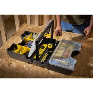 Organizer Unelte Stanley Tool Organizer System 3-in-1, 31.2x23.4x42.6cm, cu Innenteiler Ajustabil - Img 3