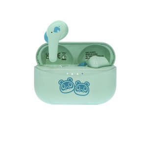 OTL Technologies AC0875 TWS Casti fara fir cu carcasa de incarcare - Animal Crossing, Verde - Img 1